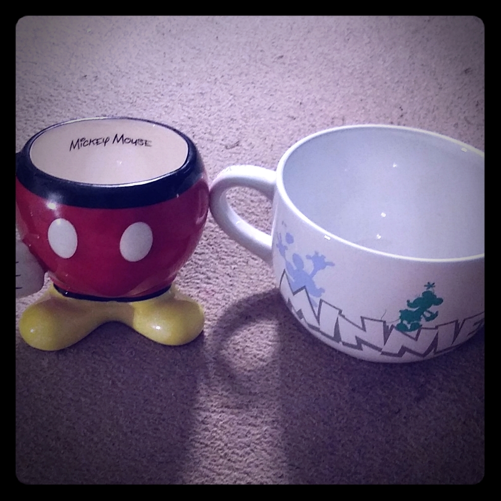 Mickey mouse coffee cups